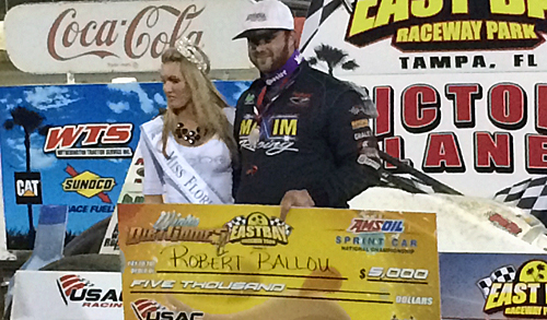 Ballou Hangs on for East Bay Night Two Honors