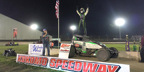 Clauson Finishes the Double in Victory Lane