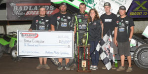 Clauson Cashes In at Badlands