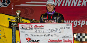 Hodges Hustles to First USAC National Score