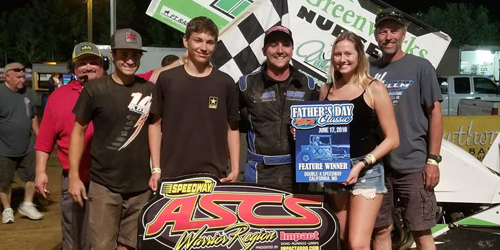Bellm Back in Victory Lane with Double X Score