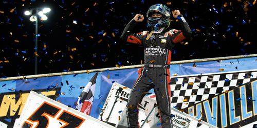 Larson Makes it Five Wins in a Row with WoO Sweep at Knoxville